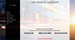 Desktop Screenshot of orgeval-conduite.com